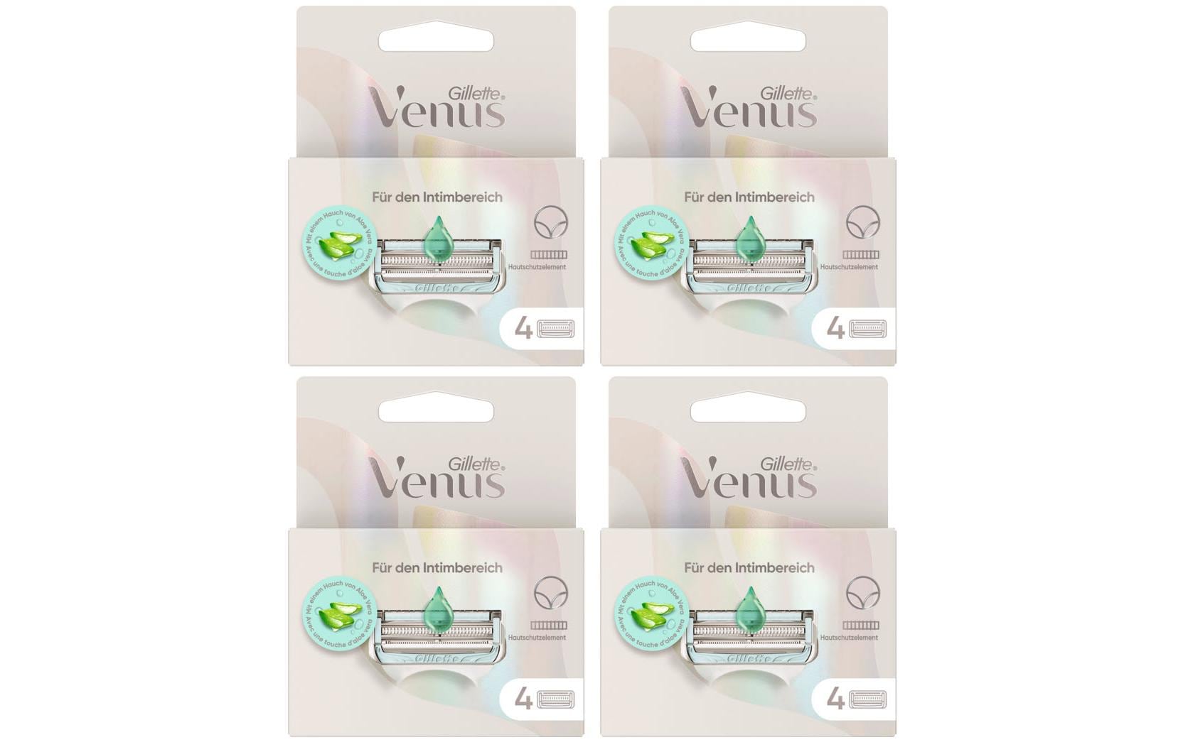 Gillette Venus für den Intimbereich 4à4 Systemklingen 4x4er