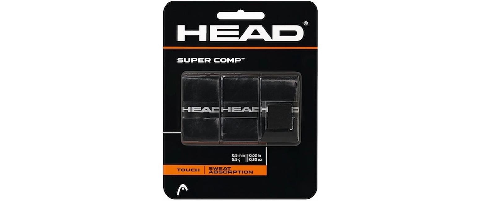 HEAD Tennis Grip Super Comp 3er-Pack Overgrip, black