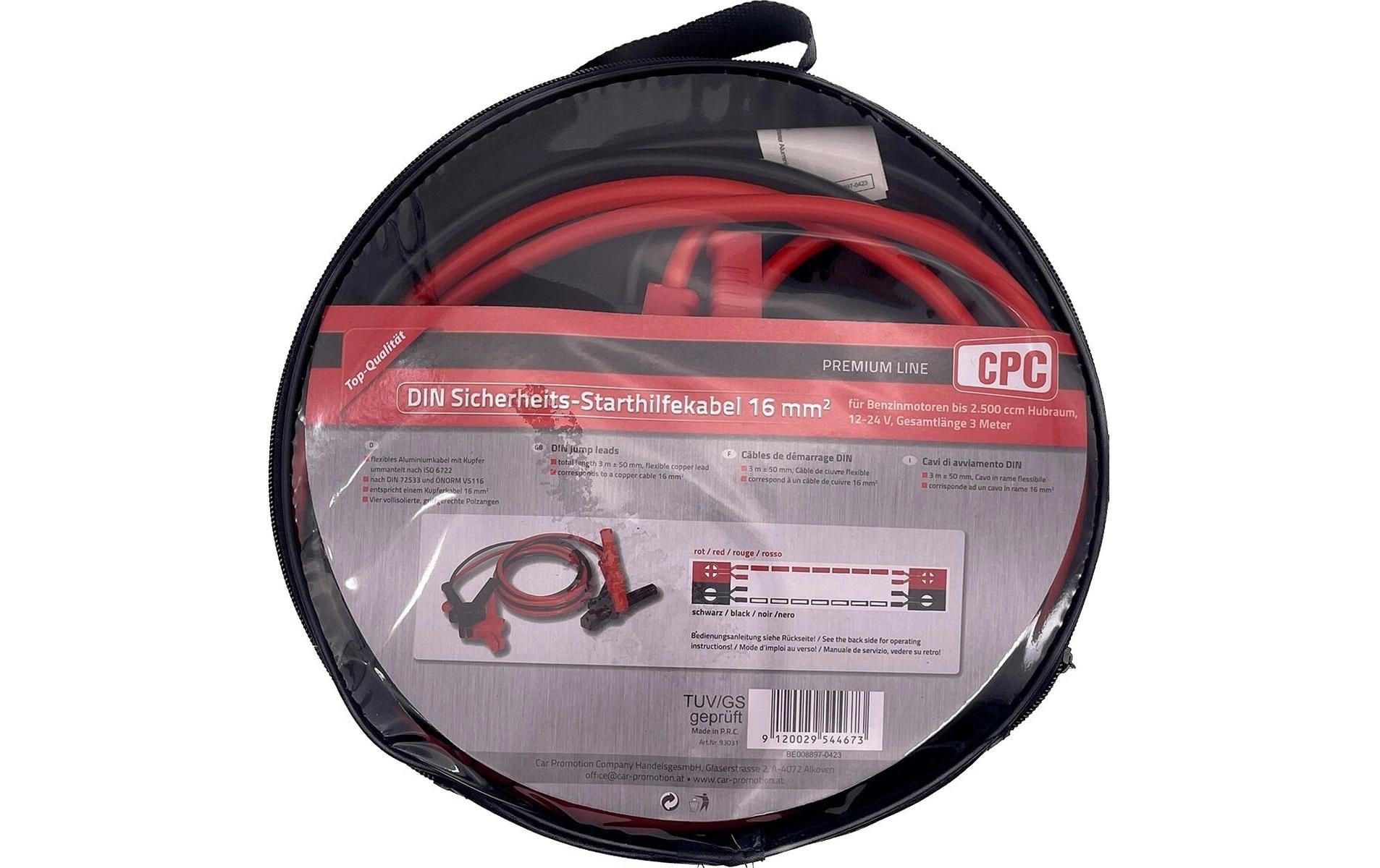 CPC Starthilfekabel 220 A, 16 mm² 3 Meter