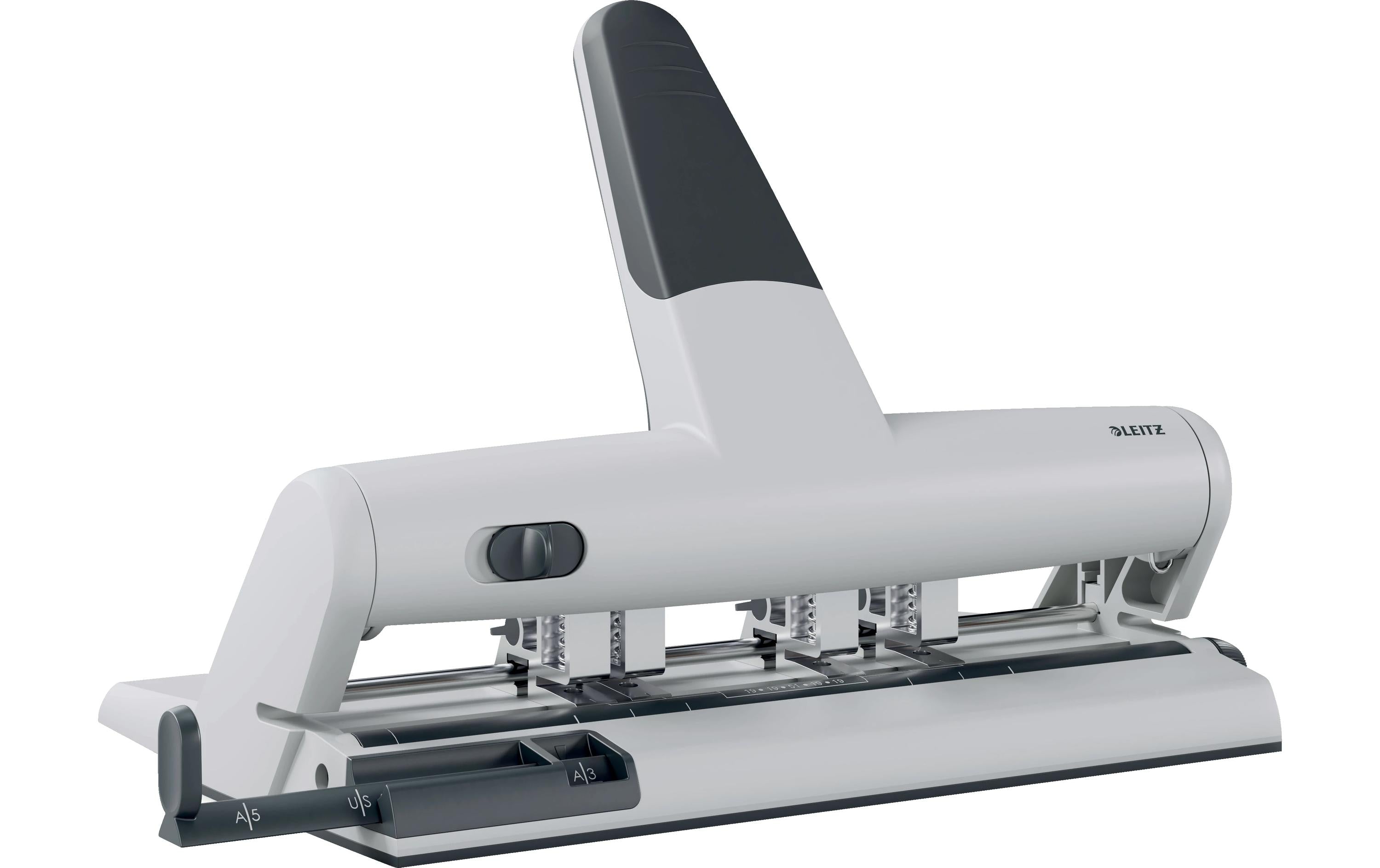 Leitz Mehrfachlocher AKTO silber Stanzleistung: 30 Blatt,