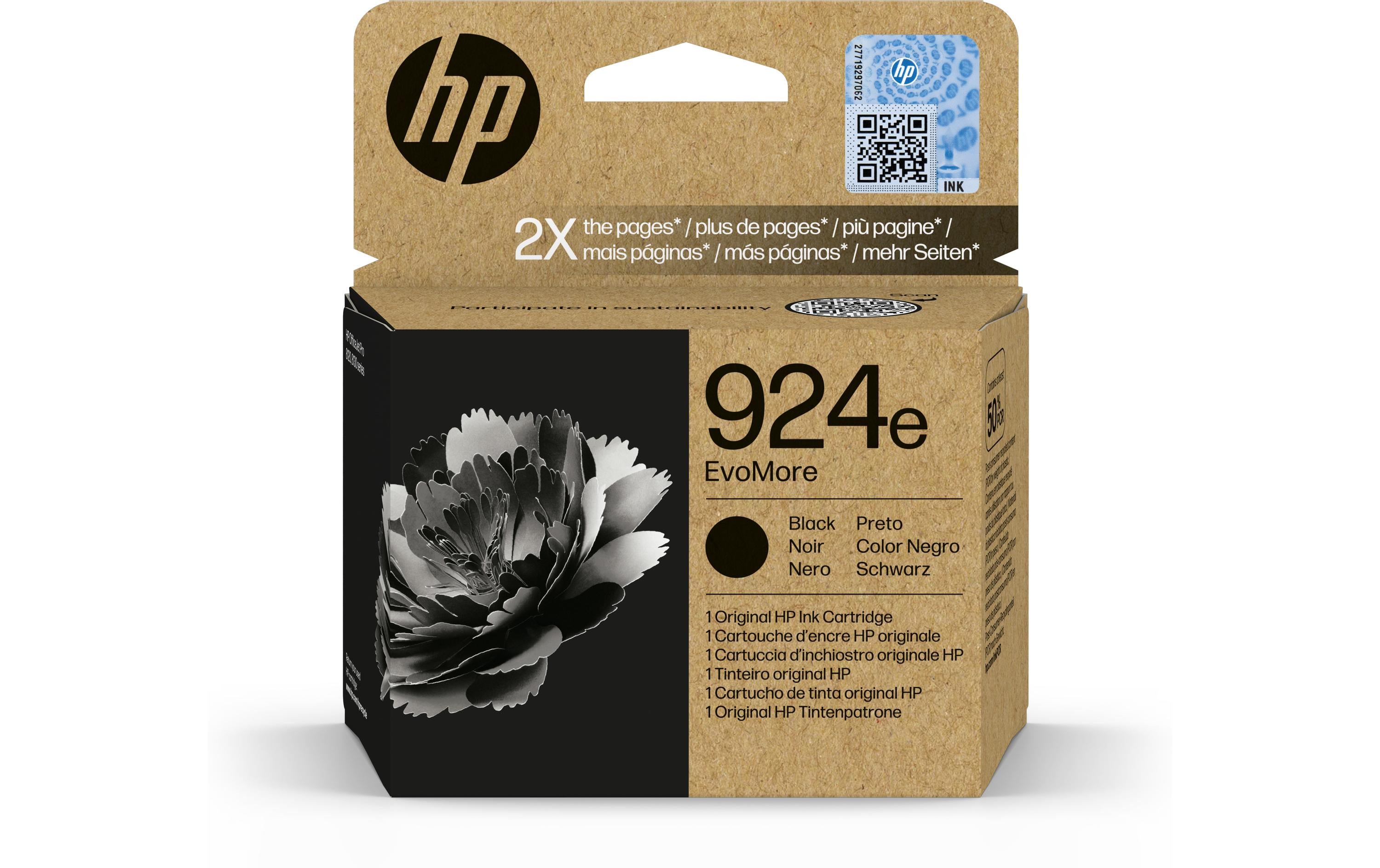 HP Tinte Nr. 924e - Black (4K0V0NE) Seitenkapazität ~ 1000 Seiten