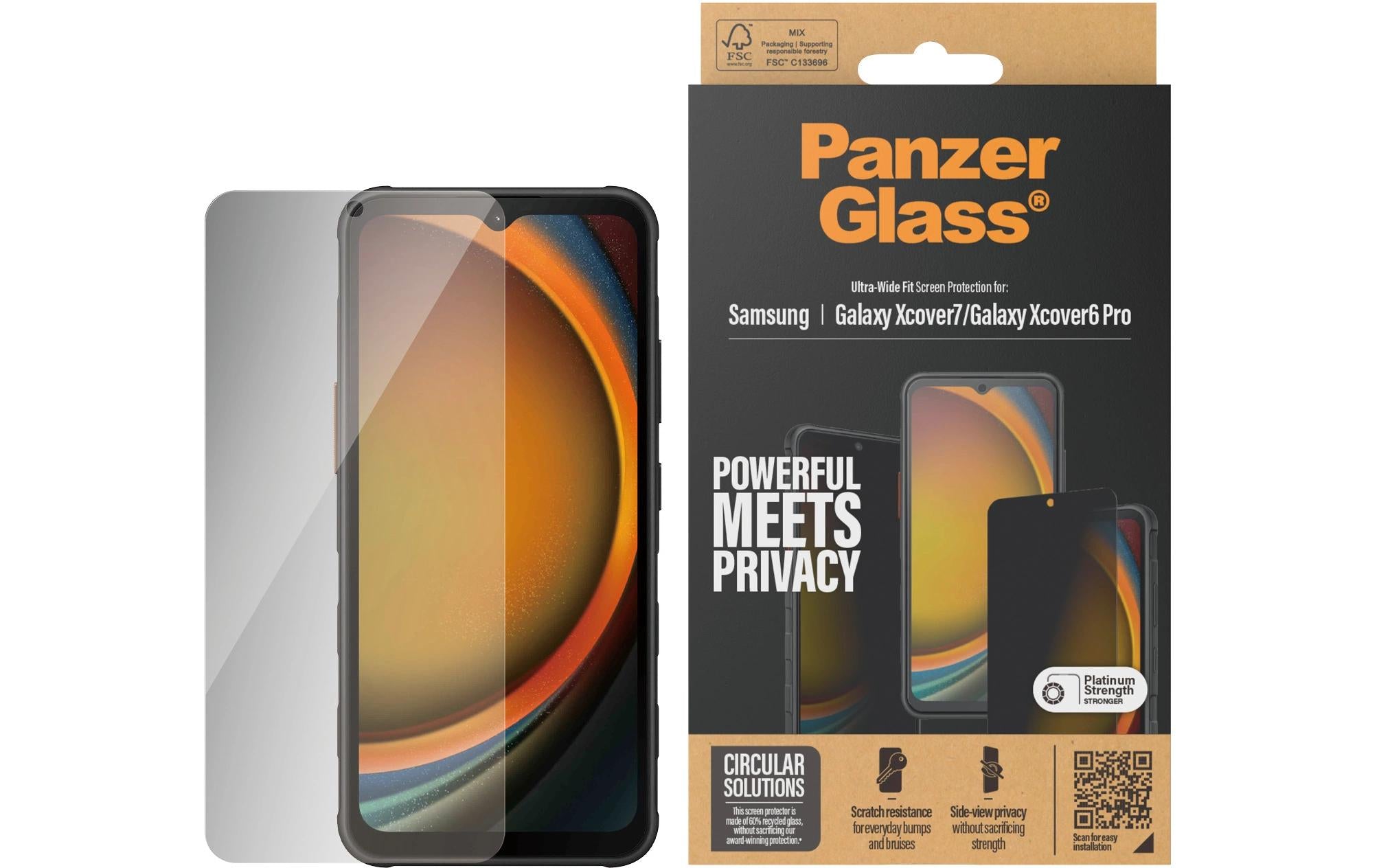 PanzerGlass Privacy, UWF Galaxy Xcover6 Pro & Xcover7
