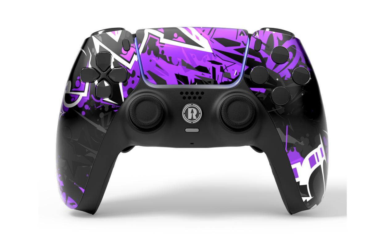 RG Rocket Force X Graffix Purple 5 Swap Paddles, Diggital Trigger, No Drift