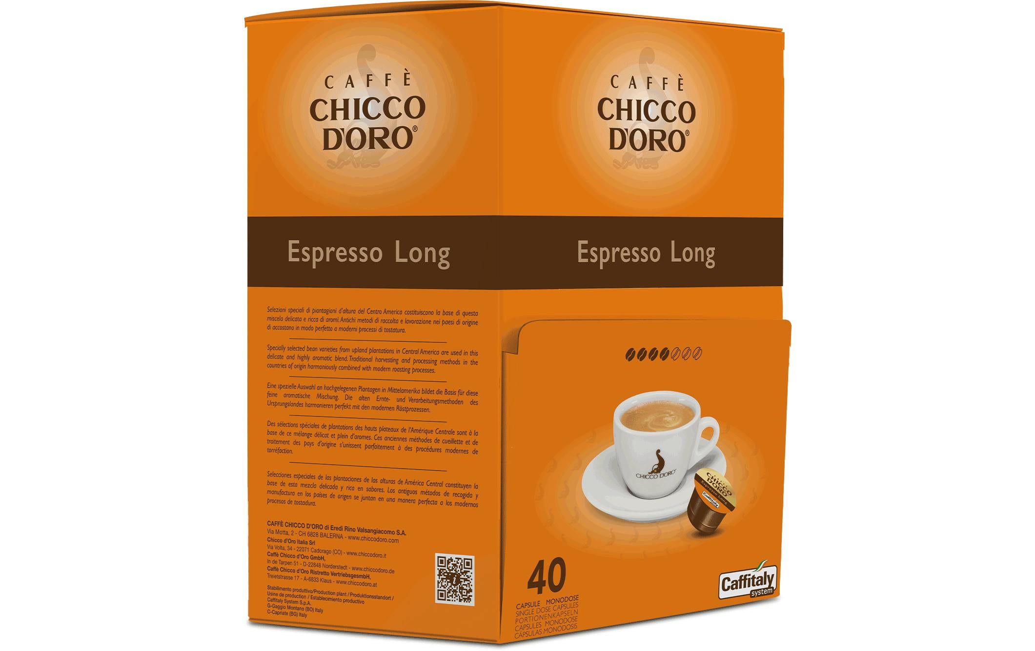 Kapseln Caffitaly System Espresso Long 40 kapseln