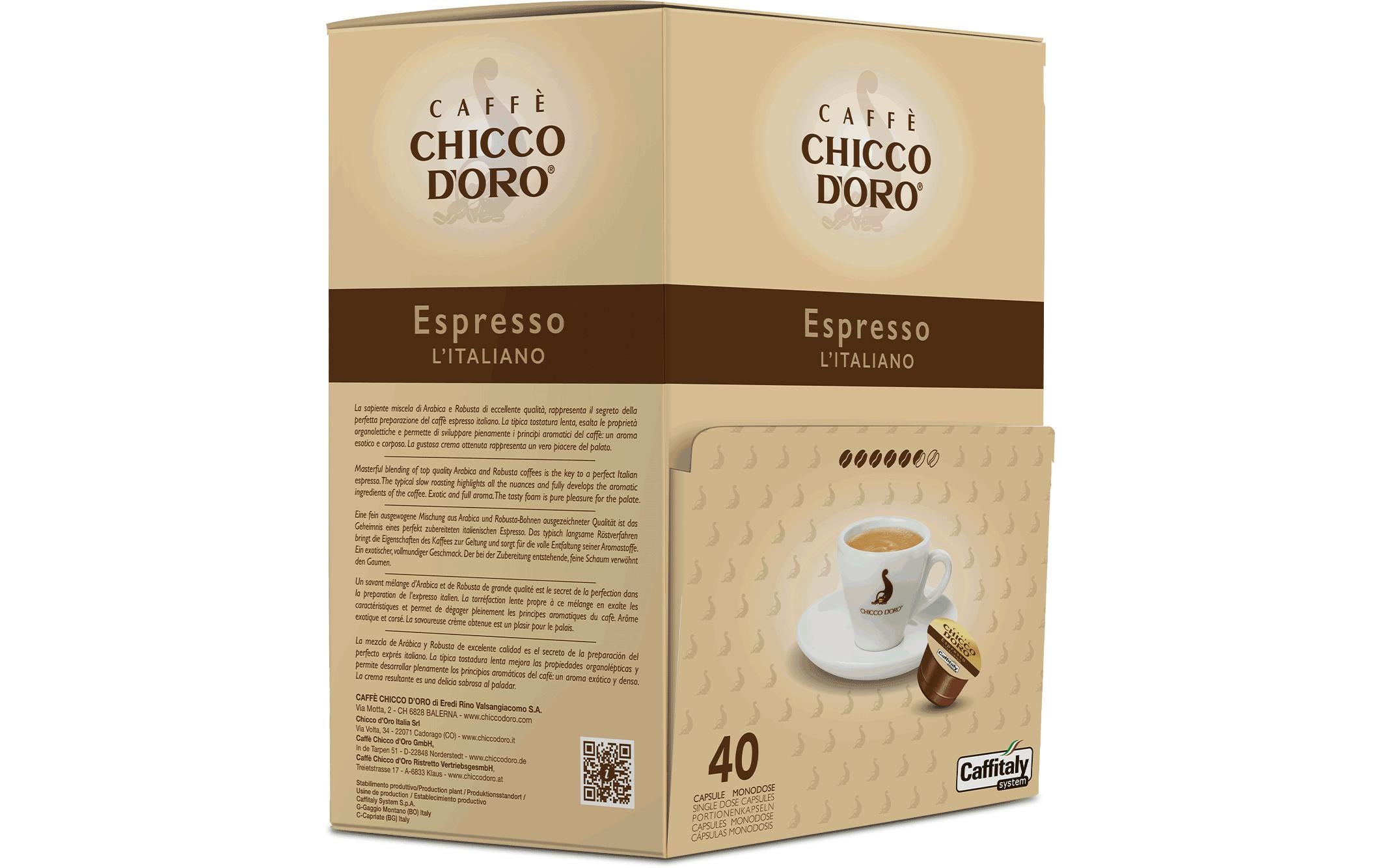 Kapseln Caffitaly System Espresso Italiano 40 kapseln
