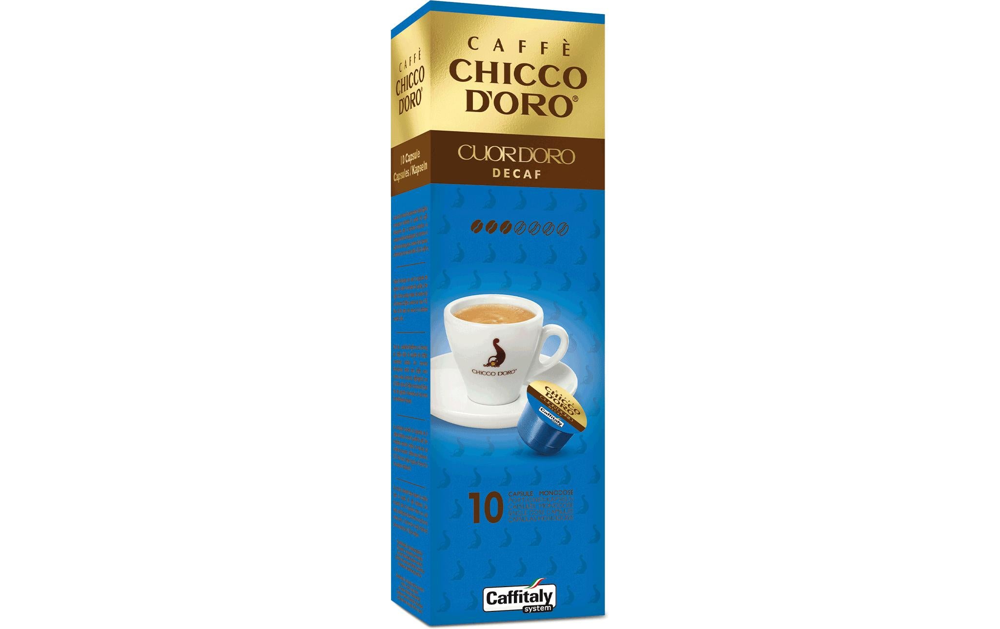 Kapseln Caffitay System Cuor dOro decaf 10 kapseln