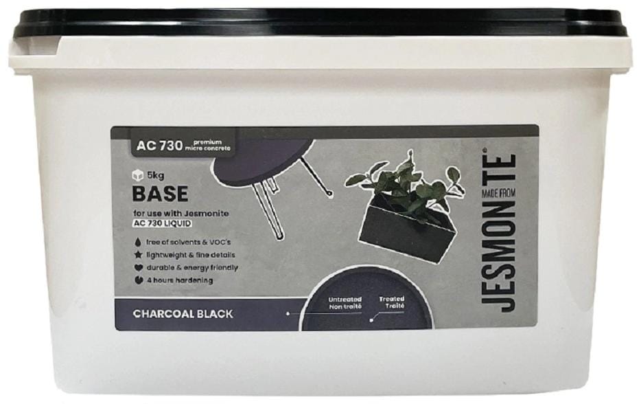Jesmonite Pulverbasis A730 5 kg, Charcoal Black