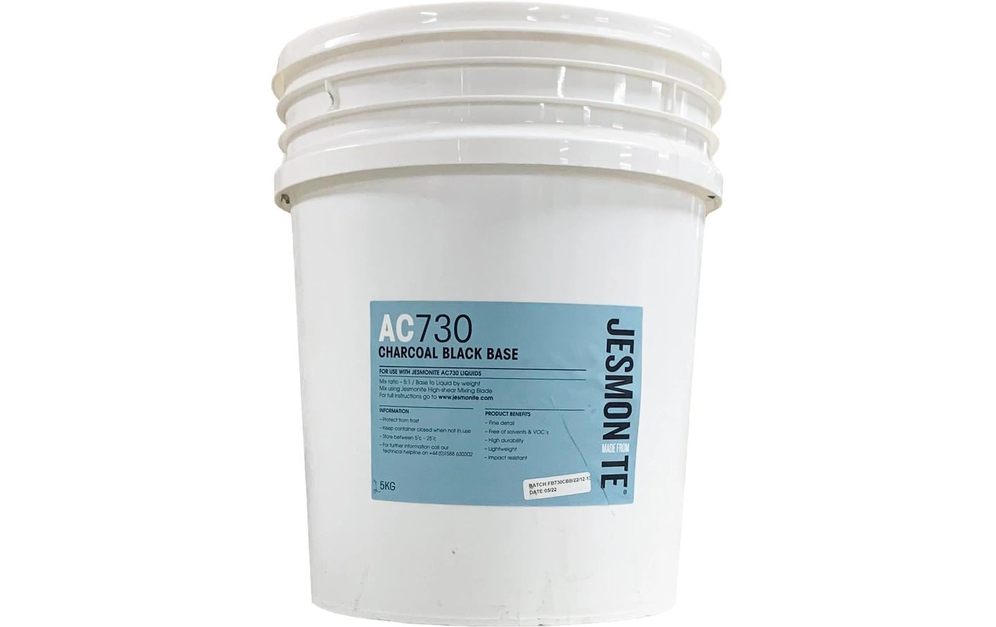 Jesmonite Pulverbasis A730 25 kg, Charcoal Black