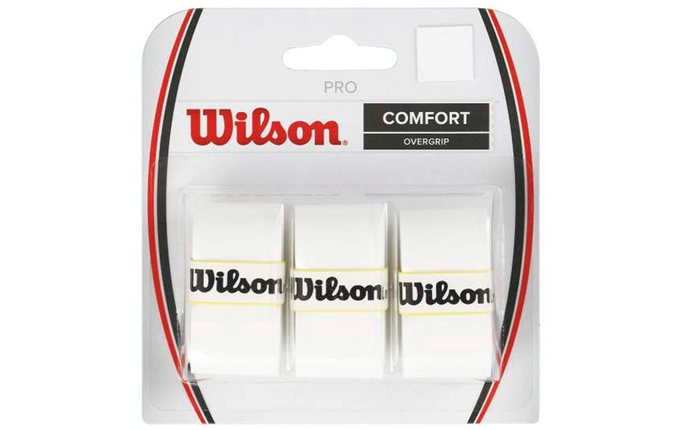 Wilson Tennsi Grip Pro Overgrip 3er-Pack, weiss
