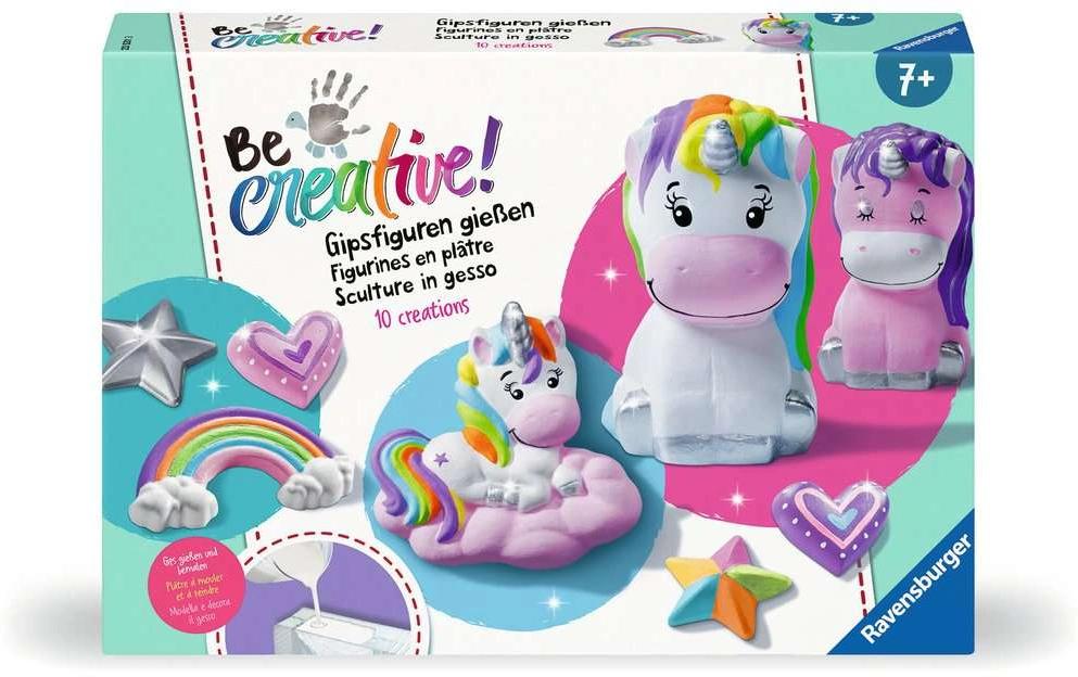BeCreative - Gipsfiguren Einhorn