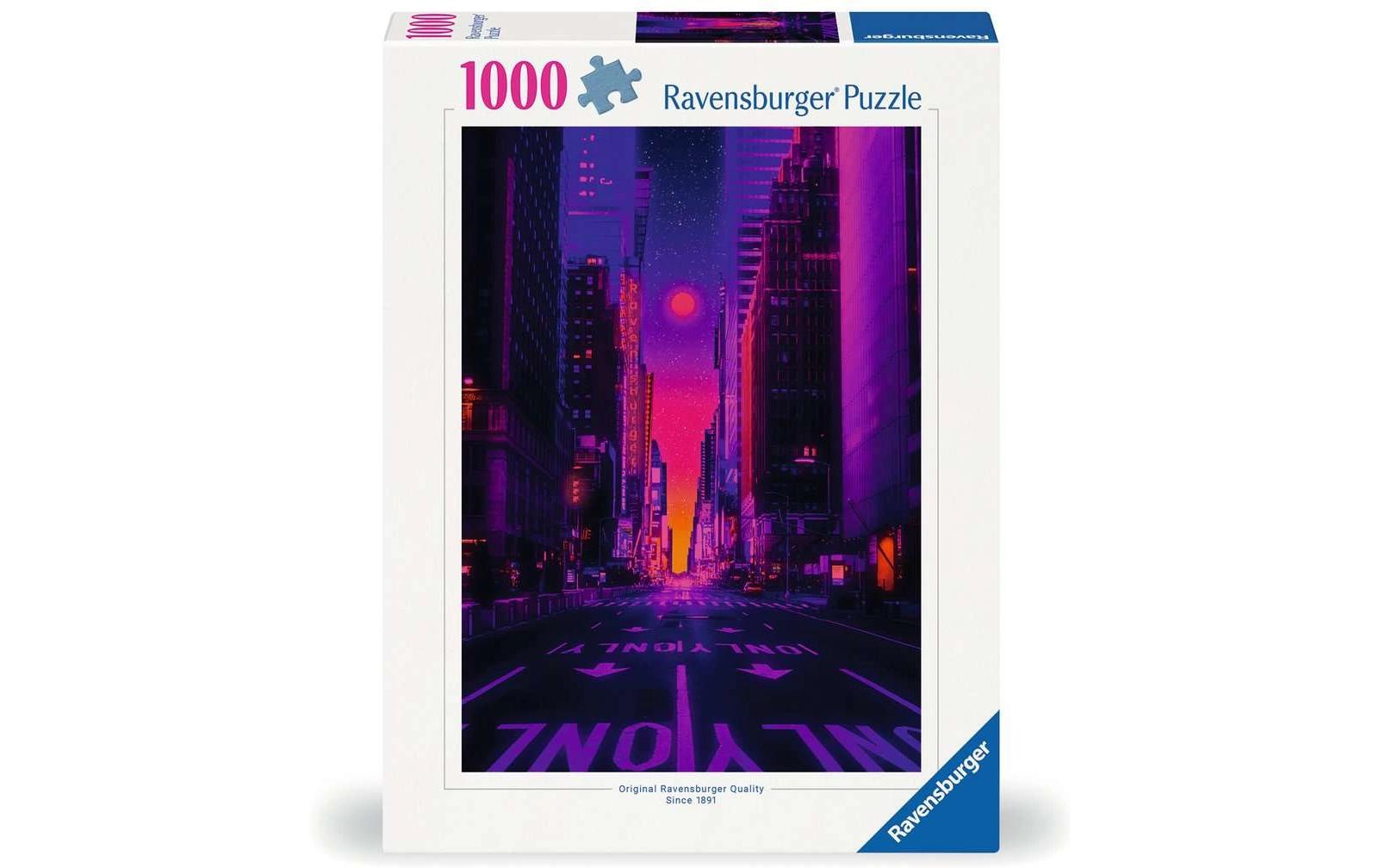 Puzzle New York in Neon