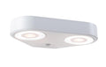 Paulmann Outdoor Wandleuchte Silma weiss PIR 600lm 0.7W IP44 230V zweifach