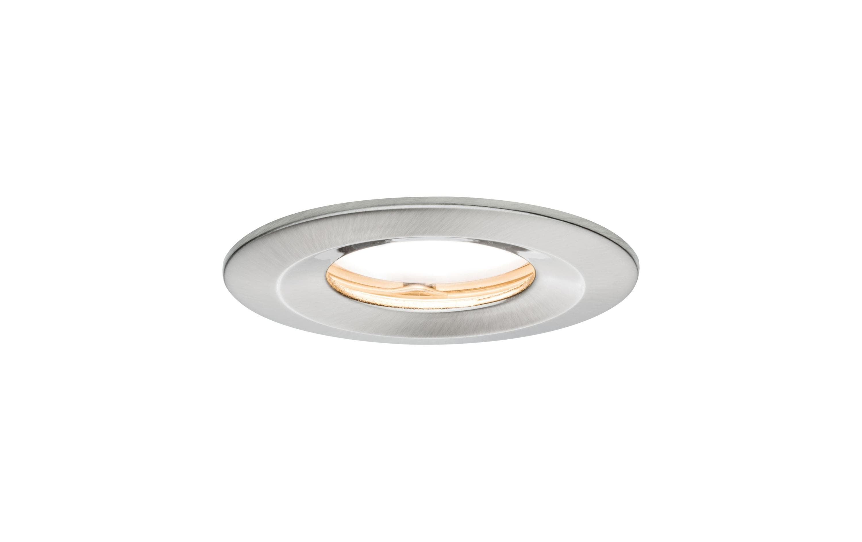 Paulmann EBL Set Nova Plus Coin dim.  starr IP65 1x6W 230V 51mm Eisen geb.