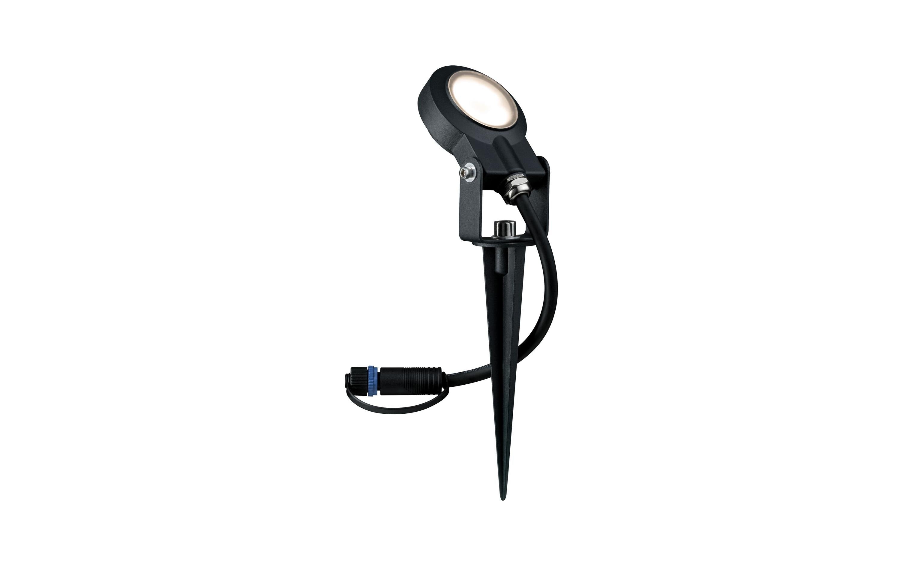 Paulmann Gartenspot 6W 520lm 3000K IP67, 100°, 24V, Schwarz