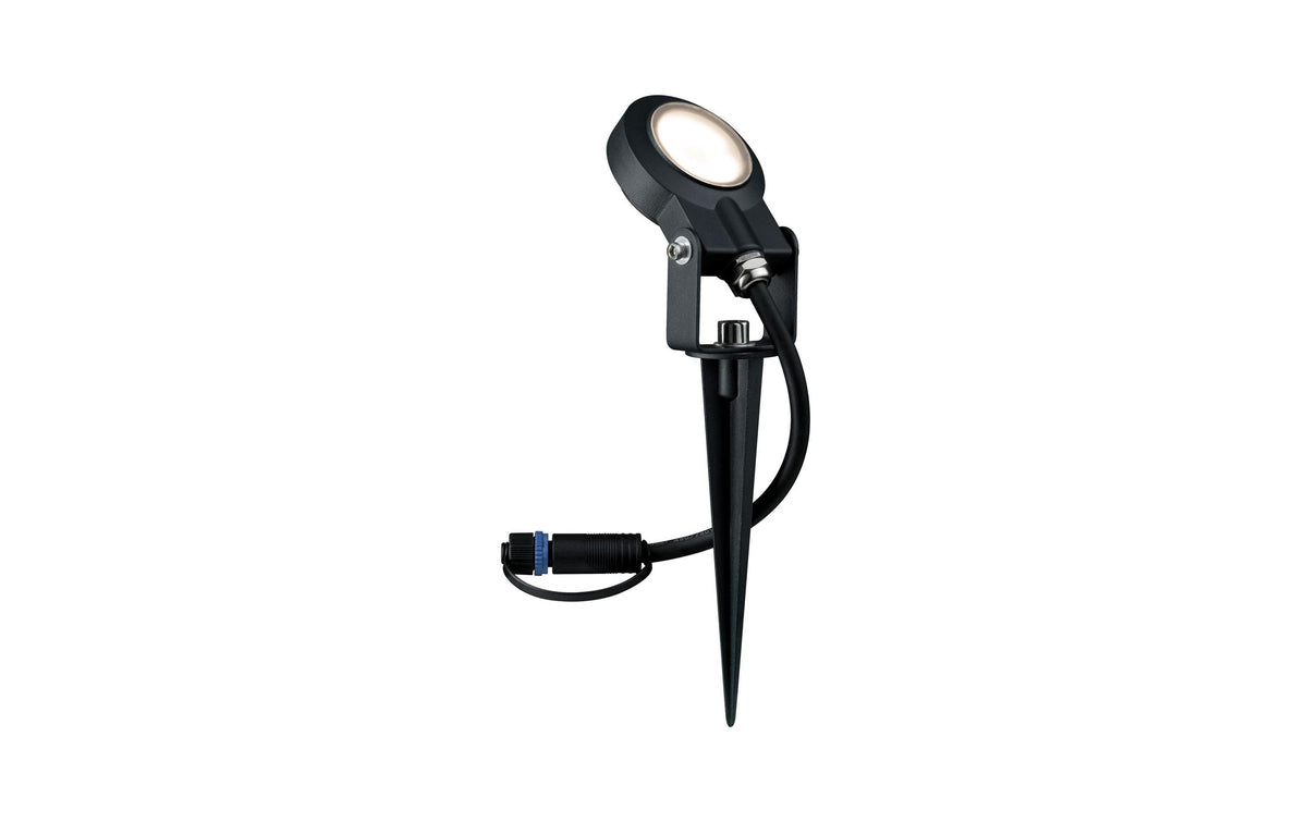 Paulmann Gartenspot 6W 520lm 3000K IP67, 100°, 24V, Schwarz