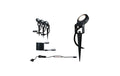 Paulmann Gartenspot 3Stk 6W 520lm 3000K IP67, Netzteil IP55, 100°, 24V, Schwarz