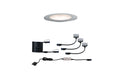 Paulmann Boden-Set 3x 1.3W 100lm 3000K IP65, Netzteil IP55, 90°, 24V, Silber