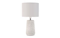 Pauleen Pretty Purity Tischleuchte max. 20W E14 Weiss/Grau 230V