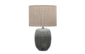 PAULEEN Pretty Classy Tischleuchte max. 60W, Dunklelgrau/Beige, E27