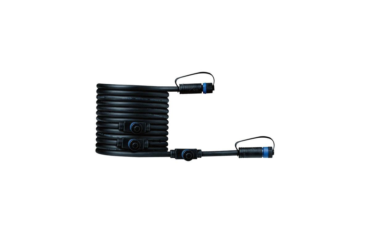 Paulmann Outdoor Cable 5M 1in-4out 2x1,5qmm Schwarz Kunststoff