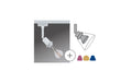 Paulmann URail DecoSystems Spot max. 1x20W, 230V, E14, Weiss