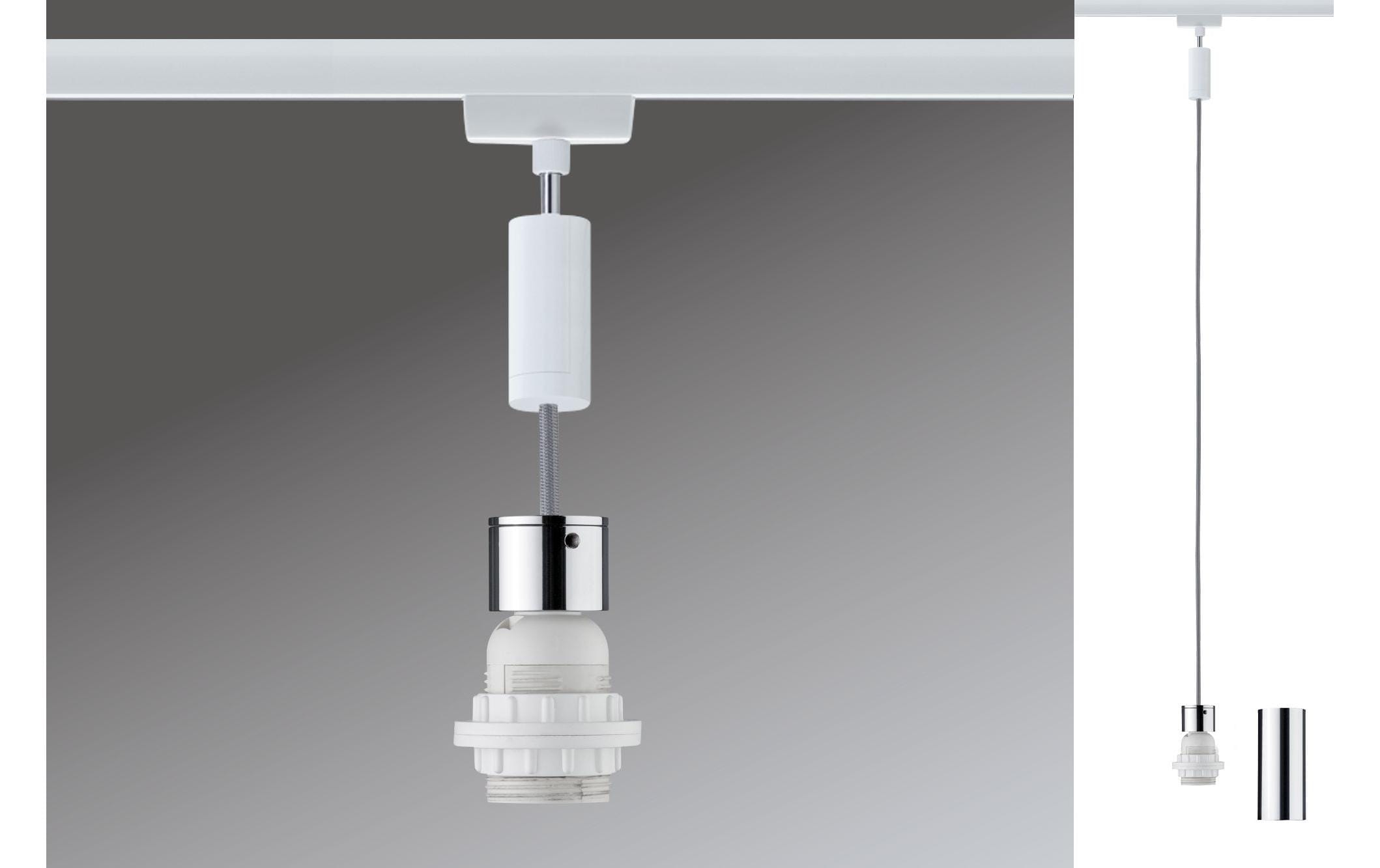 Paulmann Urail 2Easy Basic Pendel max 1x20W,230V, E27 Weiss, Chrom