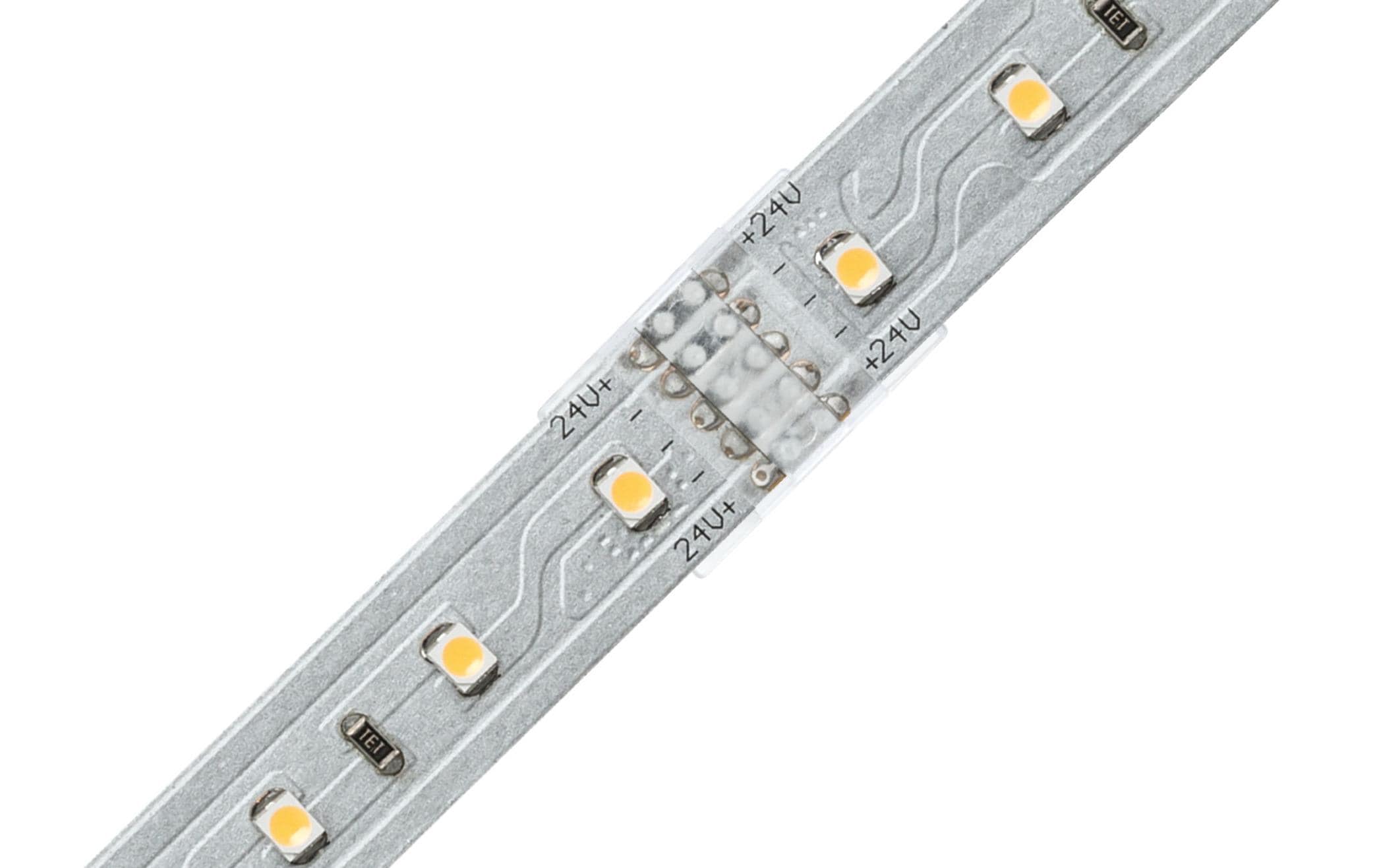 Paulmann MaxLED Clip-to-Clip Connect 2er Pack, Weiss, für unbeschichtete Stripes