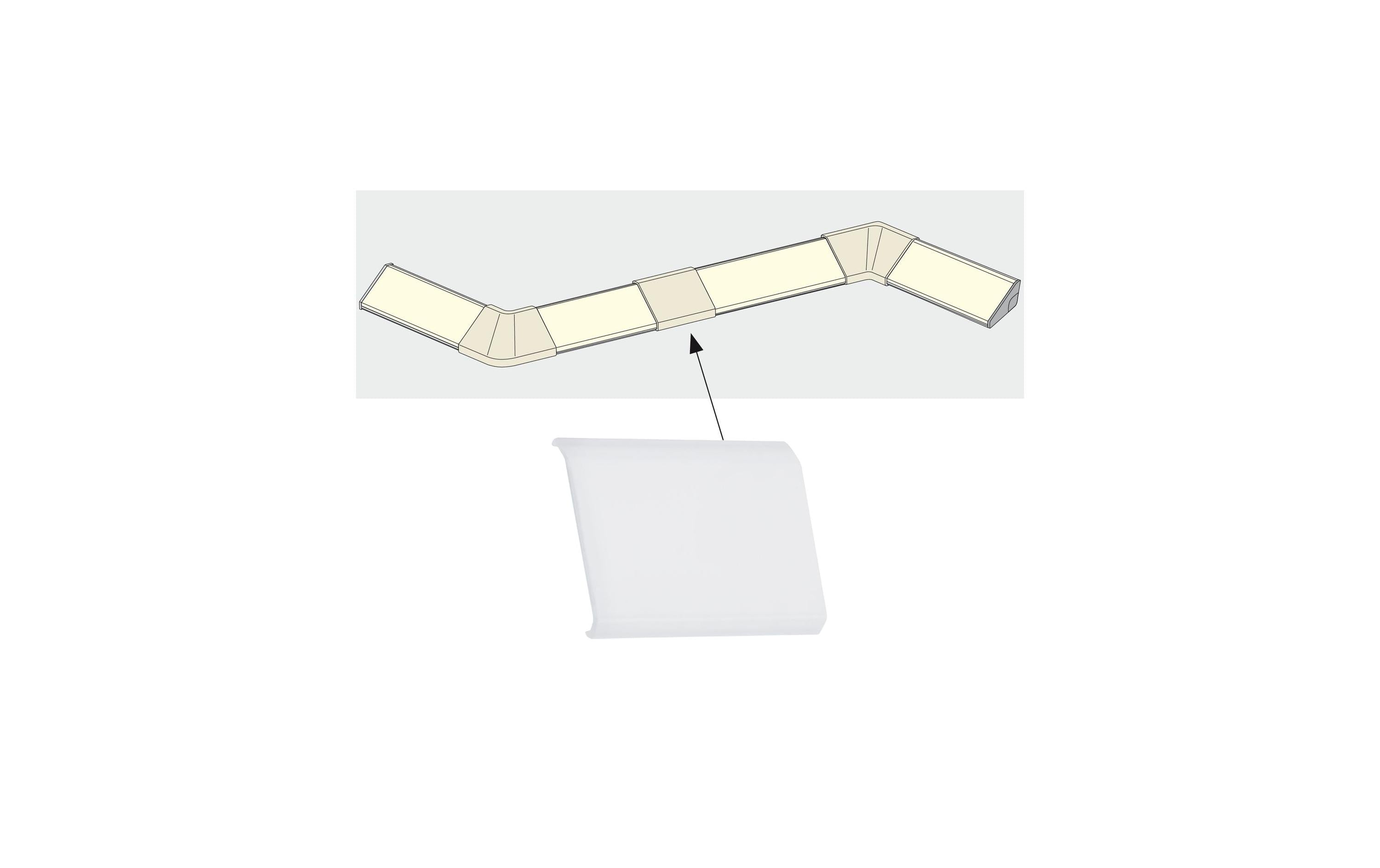 Paulmann Delta Profil Abdeckung 4 Stk. Exkl. Lightstrip