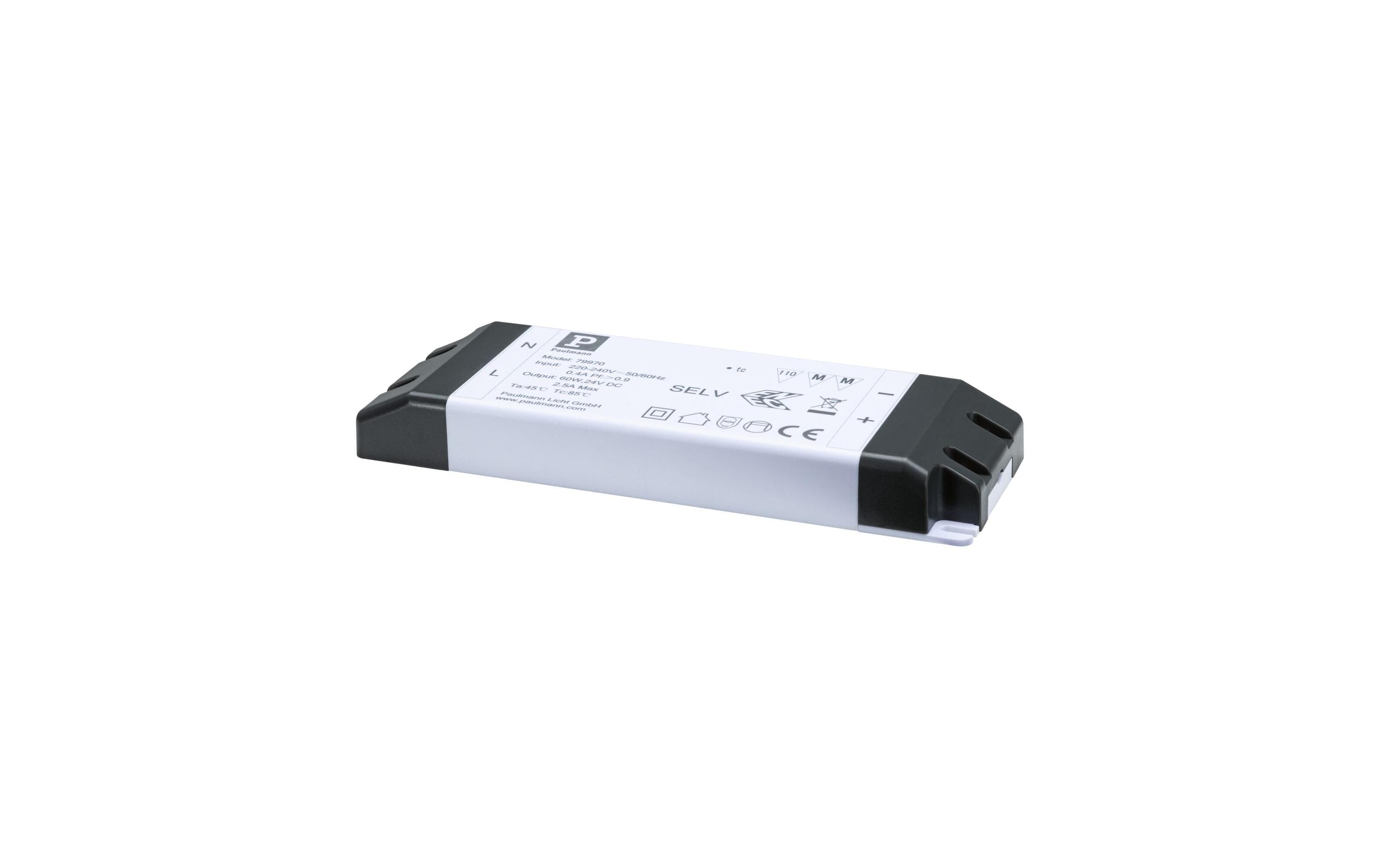 Paulmann LED Power Supply 60VA Zubehör 230/24V Weiss