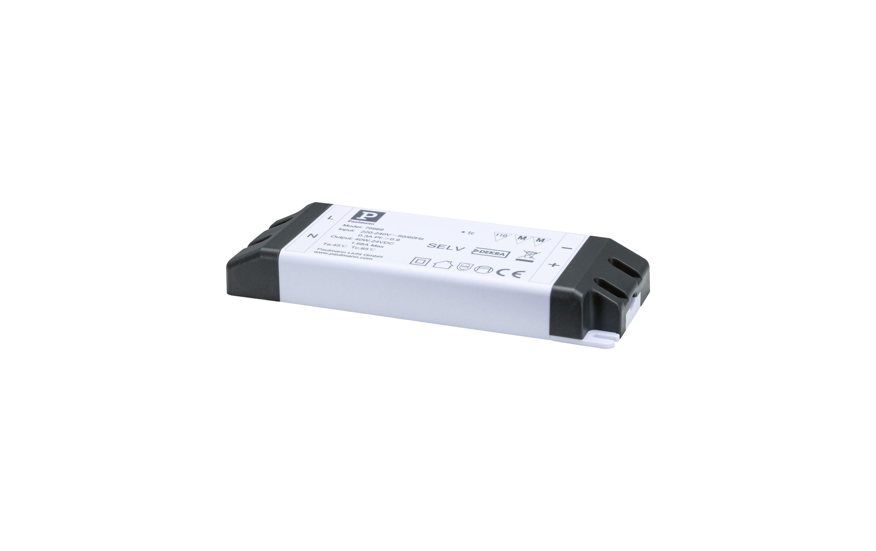 Paulmann LED Power Supply 40VA Zubehör 230/24V Weiss