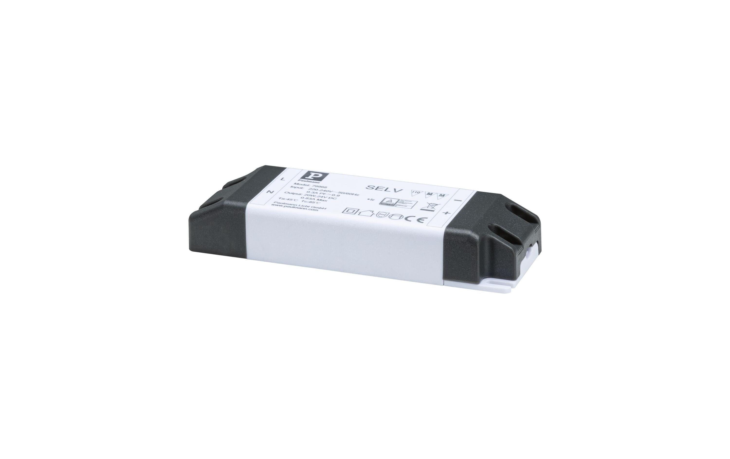 Paulmann LED Power Supply 20VA Zubehör 230/24V Weiss