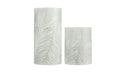 PAULEEN Cosy Feather Wachskerze 2er Set exkl. Batterie 6x AAA, LED, Timer