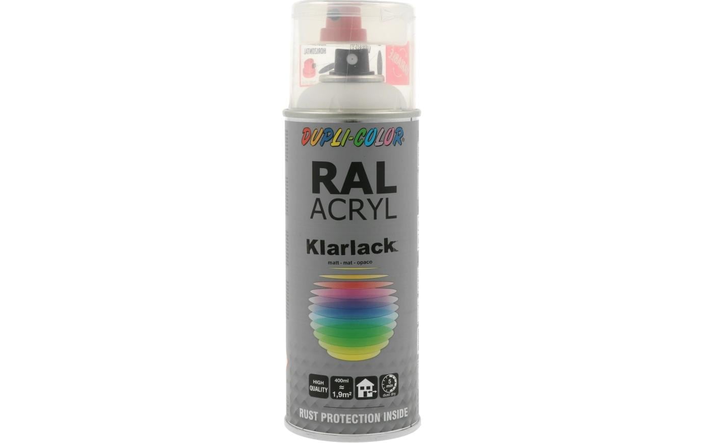 Dupli-Color Ral Acryl Klarlack matt transparent, 400 ml