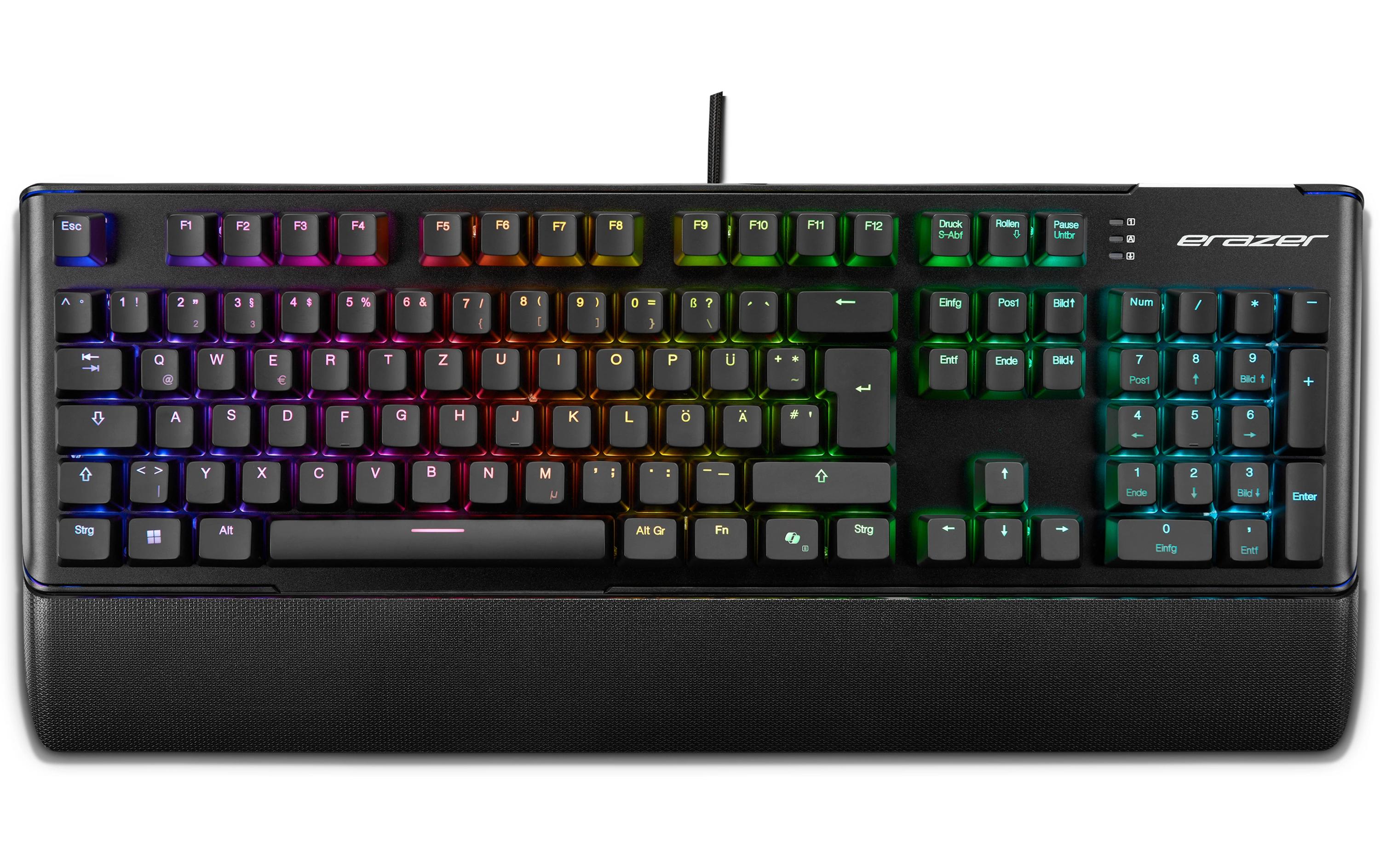 Erazer Keyboard Supporter X20 RGB, Handablage