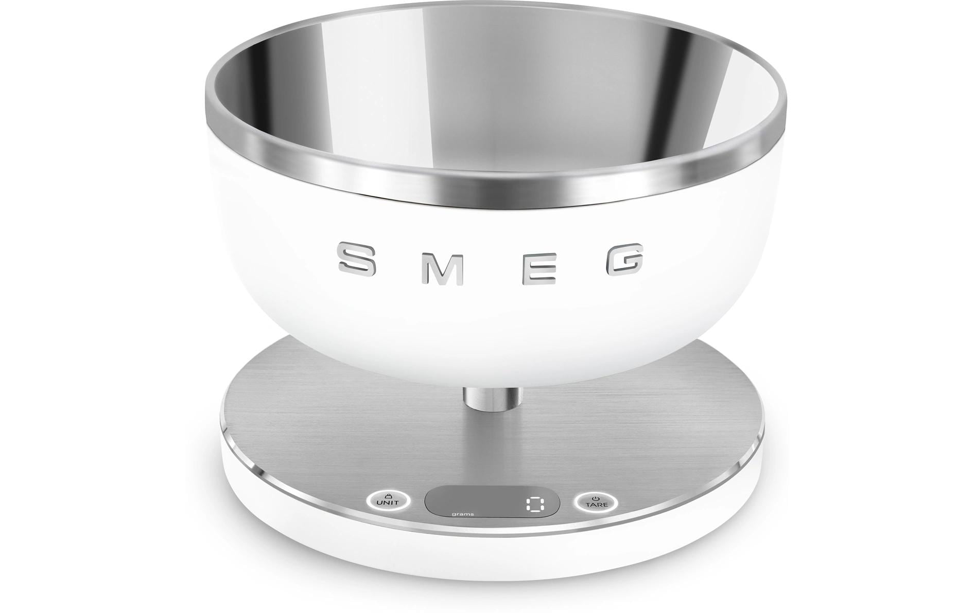 SMEG Küchenwaage KSC01WHMWW 5kg, USB-C, Akku, LSD