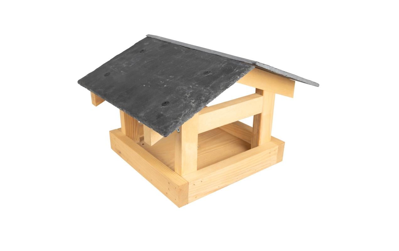 Windhager FSC Vogelfutterhaus Steinplatte 28.5x31.5x22.5cm