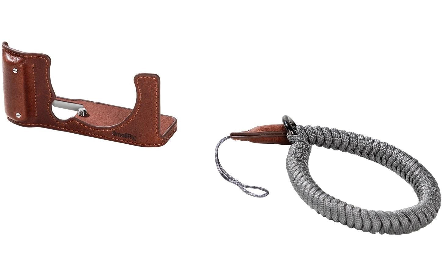 SmallRig Camera Leather Half Case Kit for FUJIFILM X-M5 Brown