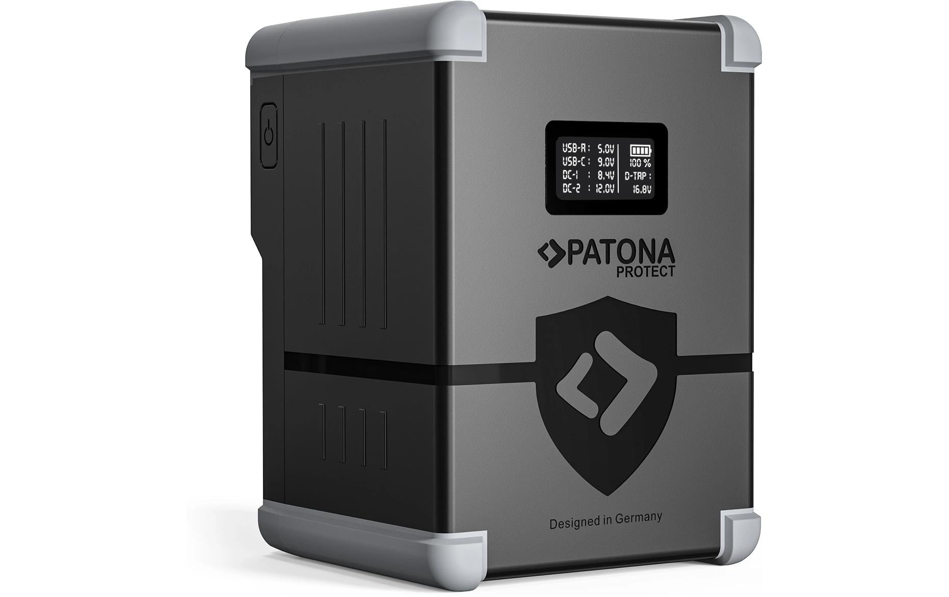 PATONA PROTECT V-Mount Akku V150-PD100 148Wh USB-C USB-A D-Tap 2xDC-out