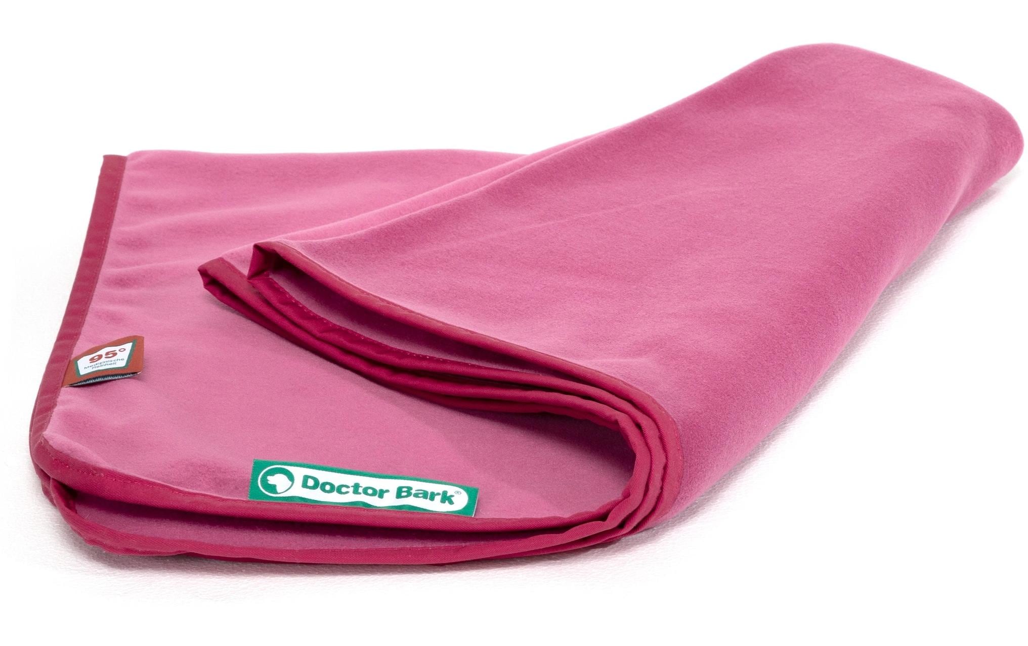 Doctor Bark Kuscheldecke Fleece M hot pink, 100x70cm