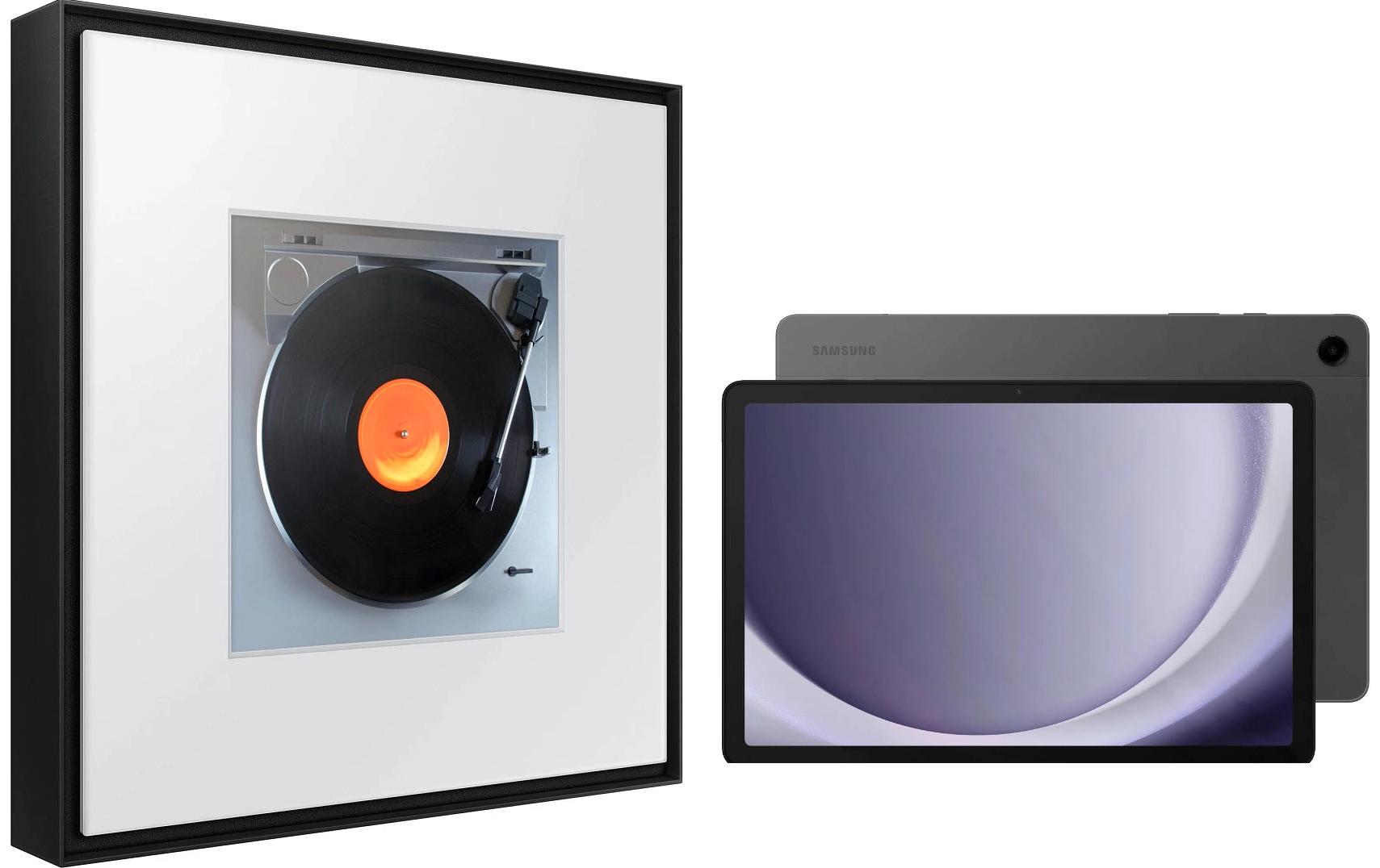Samsung Music Frame Tablet Bundle Inkl. Tablet Tab A9 Wi-Fi, 64GB, graphit