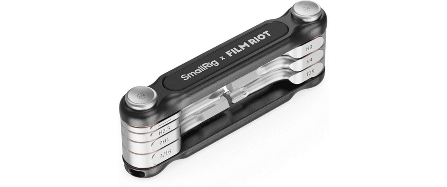 SmallRig 7-in-1 Folding Wrench Set with Multiple Angle Positioning (Black)