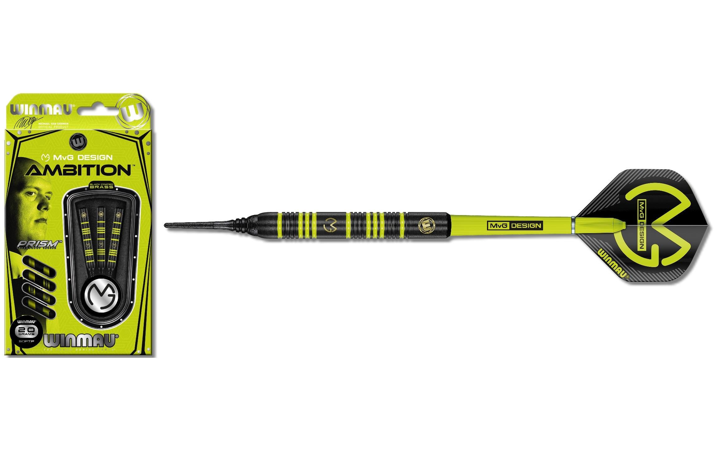 Winmau Softdart MvG Ambition (2237) 20g 3 Stück