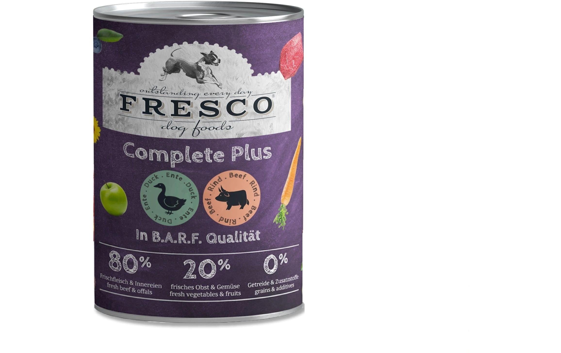 Fresco Nassfutter Complete Plus Ente & Rind 400g