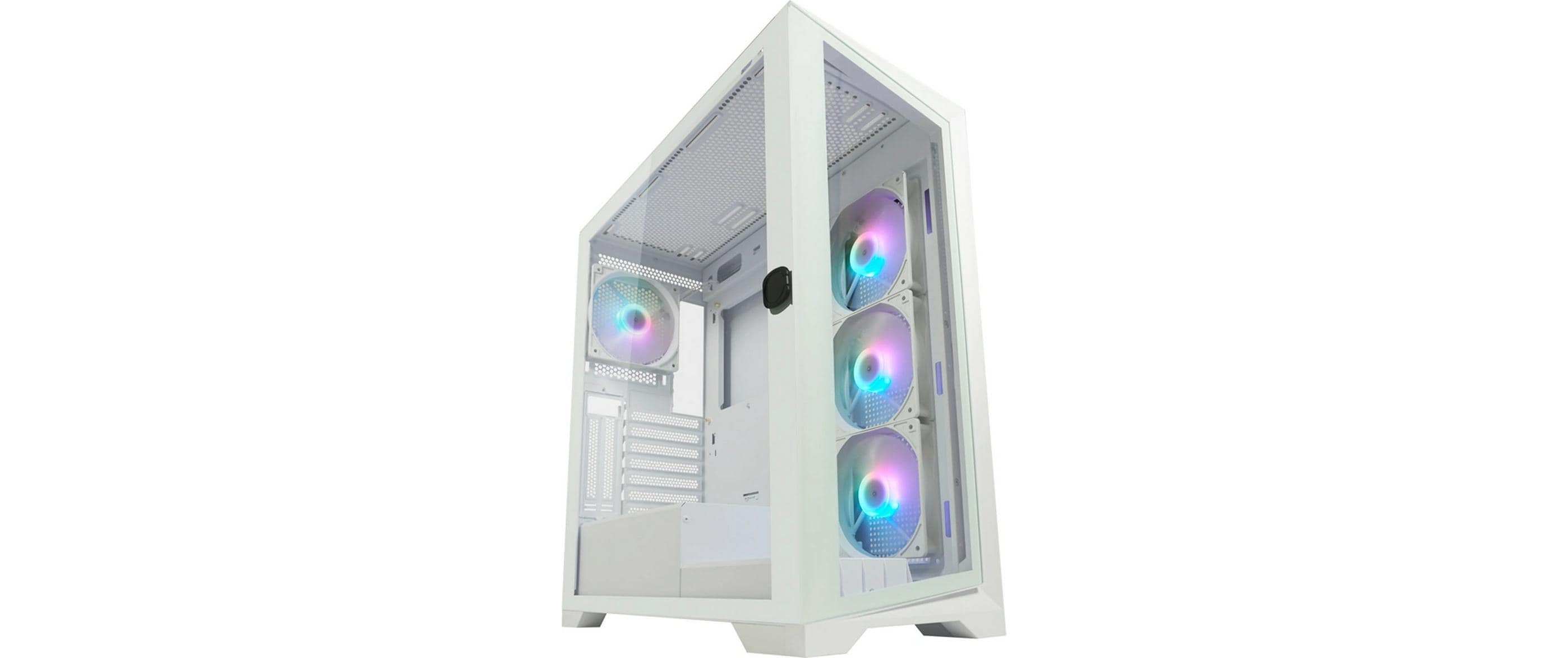 Lc-Power Midi Tower LC-806W-ON Weiss, 2x 2,5" + 1x 3,5" intern