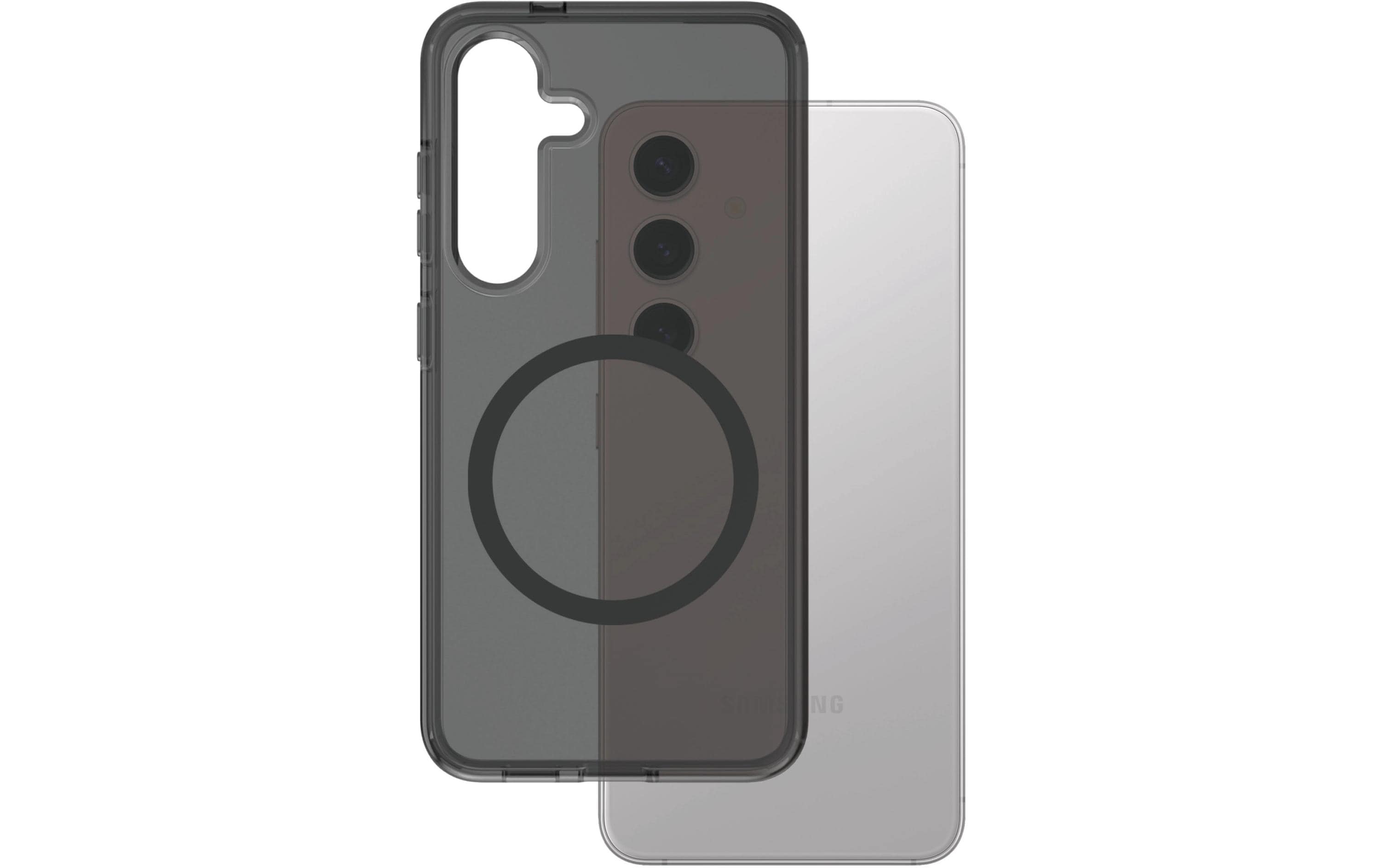 CARE Backcover Flagship Smokey fürs Samsung Galaxy S25, mit QI