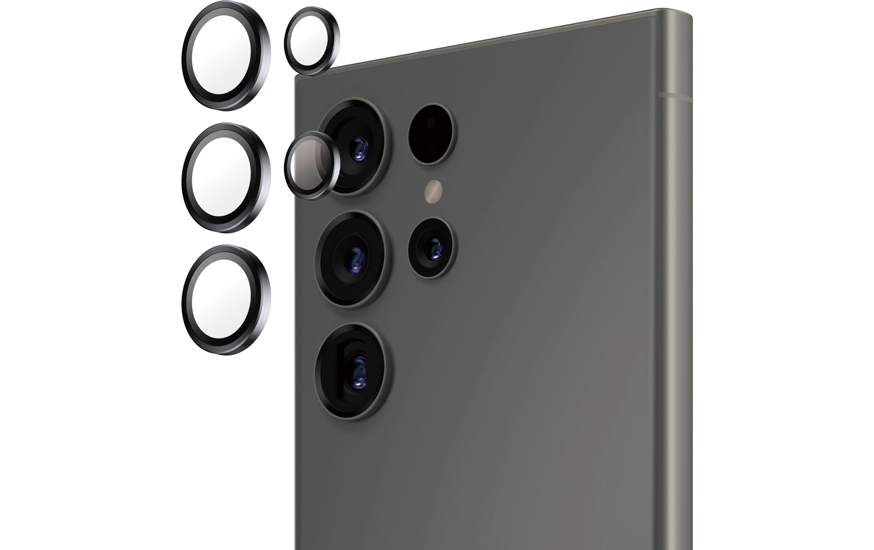 PanzerGlass Hoops, Schwarz Galaxy S25 Ultra
