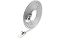 SLIM Patchkabel: 15cm, grau, 50-Pack Cat.6A, U/FTP, LSOH, Klinke nicht brechbar
