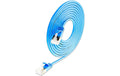 SLIM Patchkabel: 15cm, blau, 50-Pack Cat.6A, U/FTP, LSOH, Klinke nicht brechbar