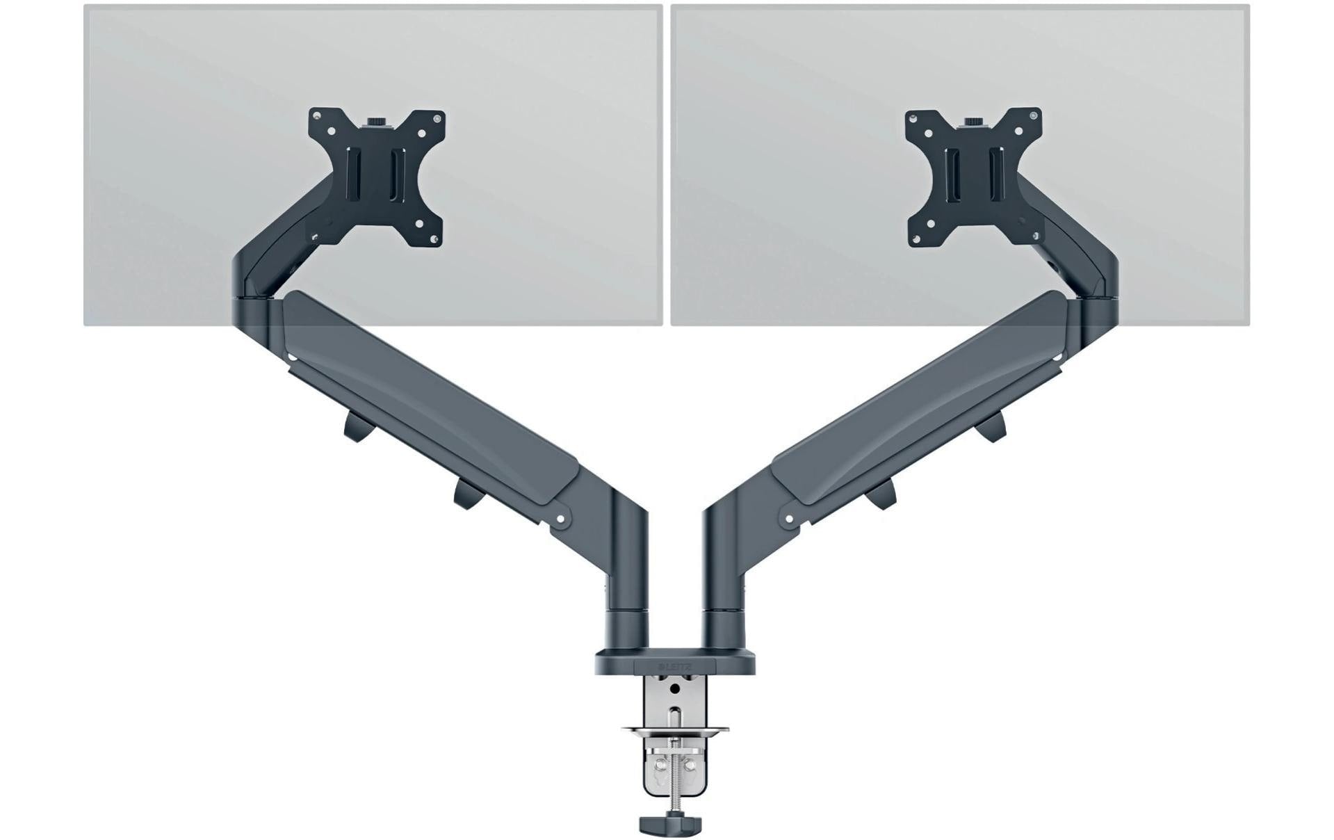 Leitz Ergo Dual Monitorarm samtgrau