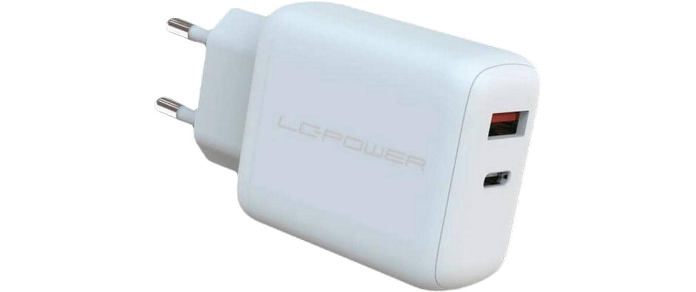 LC-Power LC-GAN-45 Ladegerät mit 45W 1x USB-C, 1x USB-A